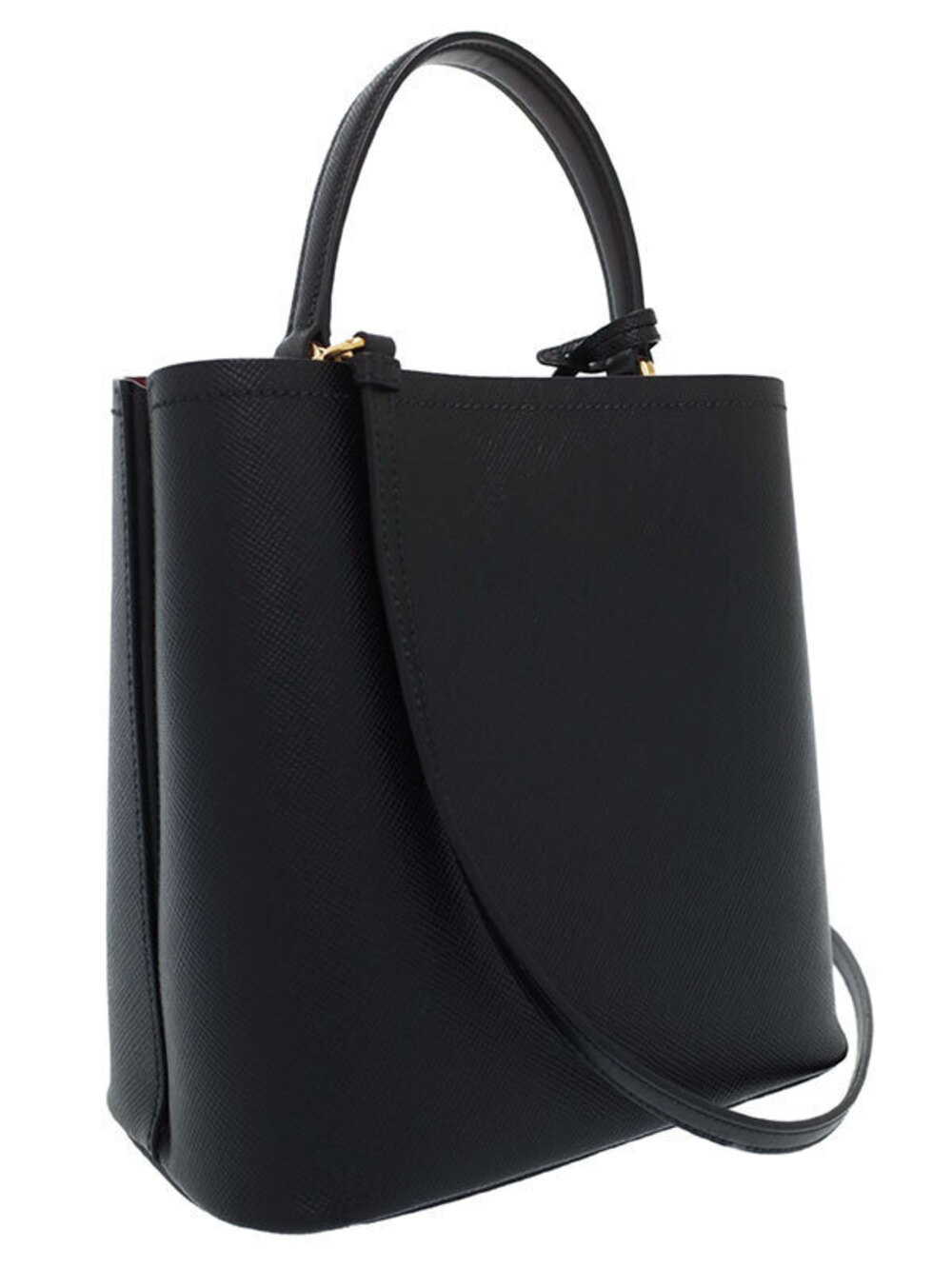 Prada Leather Saffiano Panier Bag